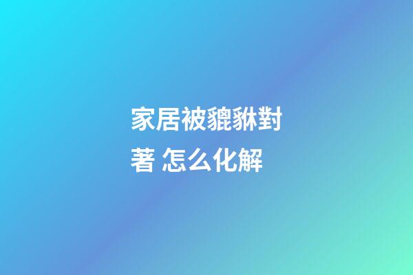家居被貔貅對著 怎么化解